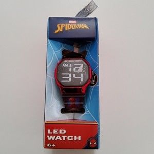 Marvel Spider-Man Kids LED Watch flashing LCD Watch